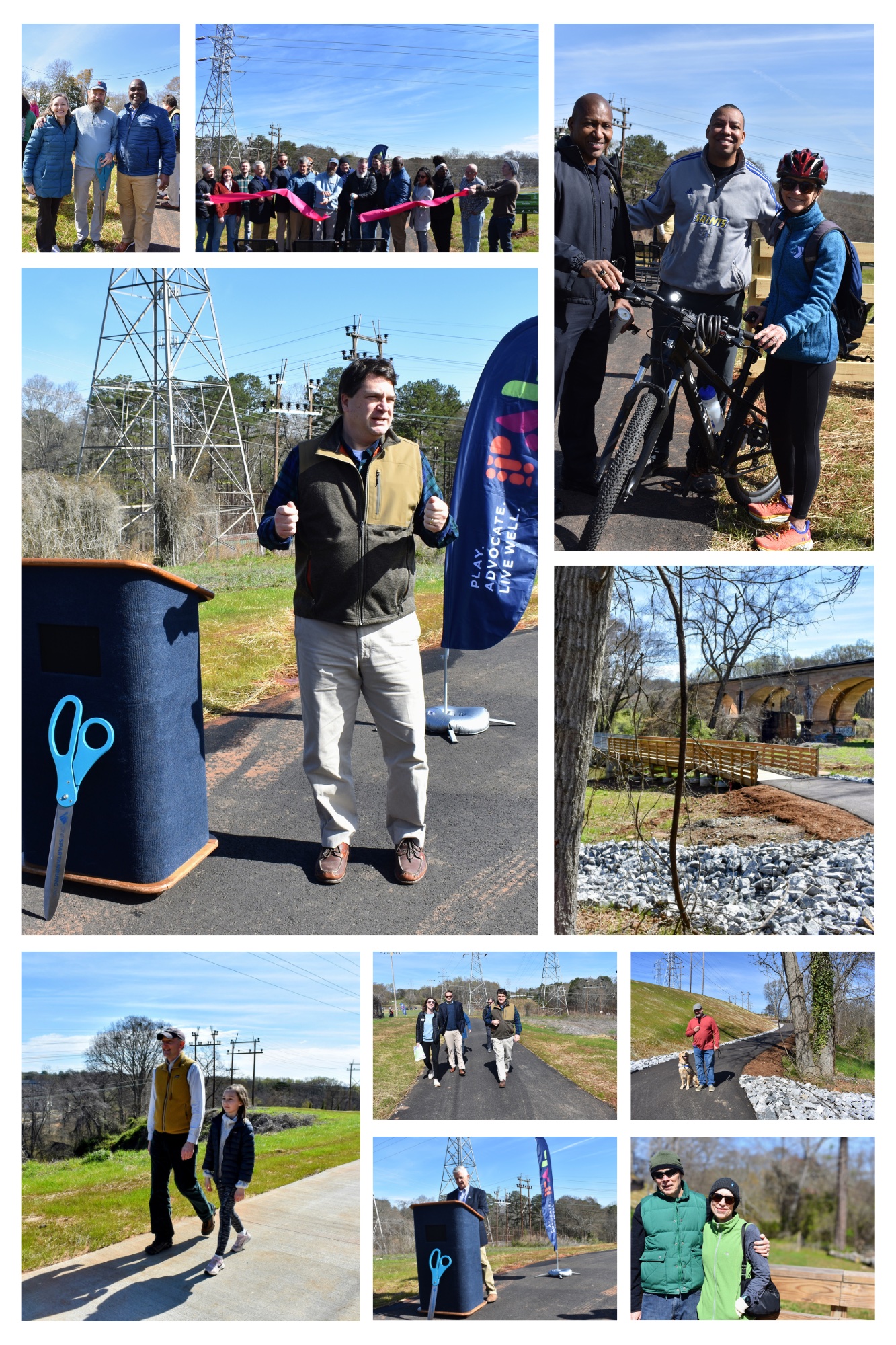 Beaumont Mill Village Pathway Ribbon Cutting PAL Spartanburg